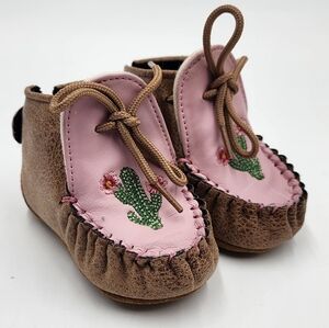 Shyanne Infant Girls' Cactus Moc Shoes - Moc Toe